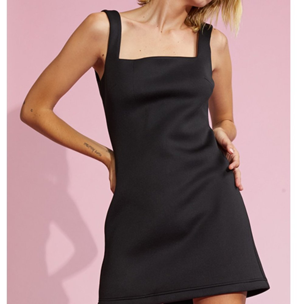 Cynthia Rowley Black Dress with Back Zip